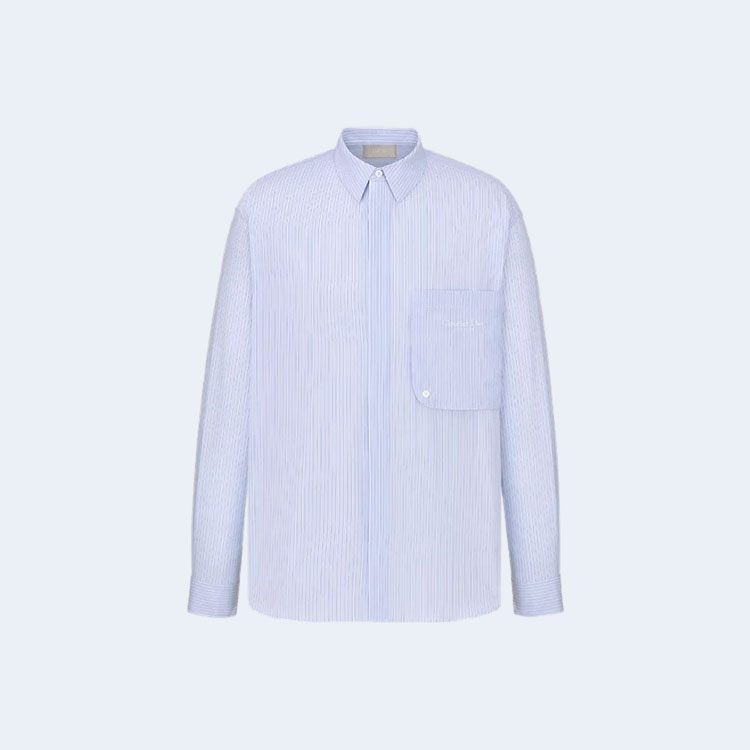 디올 크리스찬디올 커츄얼 자수 셔츠