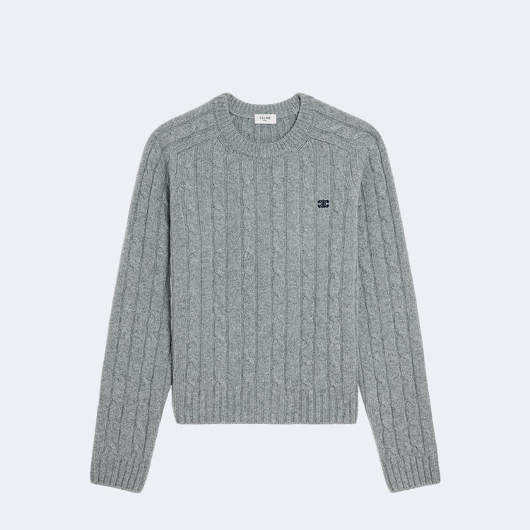 셀린느 트리옹프 캐시미어 니트 스웨터