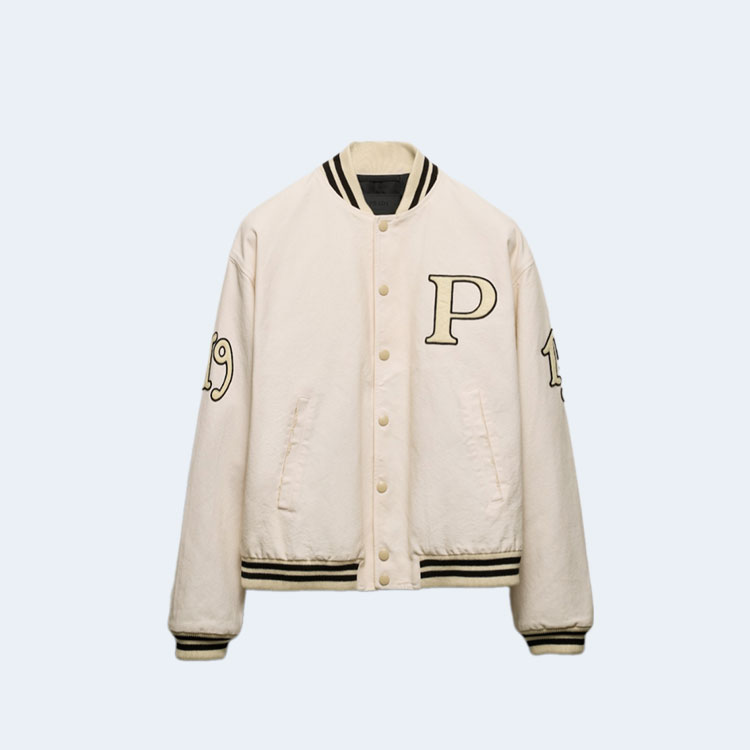 프라다 패치 코튼 봄버 재킷
