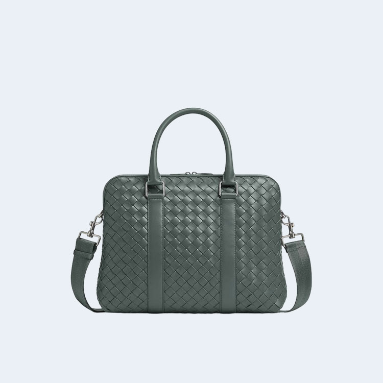 보테가 베네타 브리프케이스 슬레이트 컬러