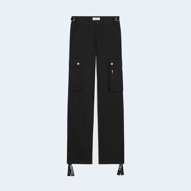 셀린느 코튼 리넨 카고 팬츠