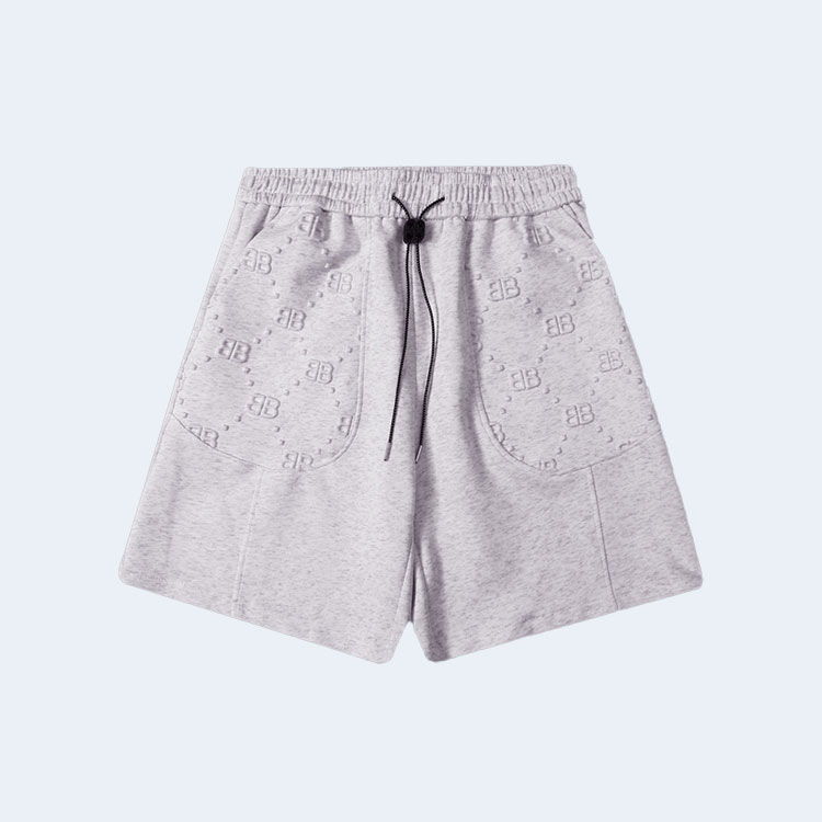 발렌시아가 파리스 드레이프 쇼츠 라이트 그레이