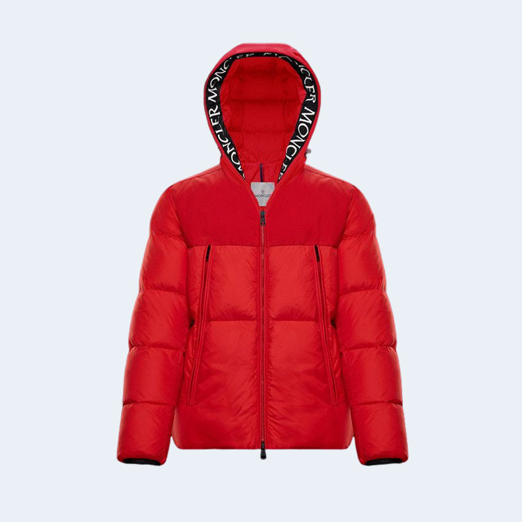 몽클레어 몬트클라 쇼트 다운 자켓 레드