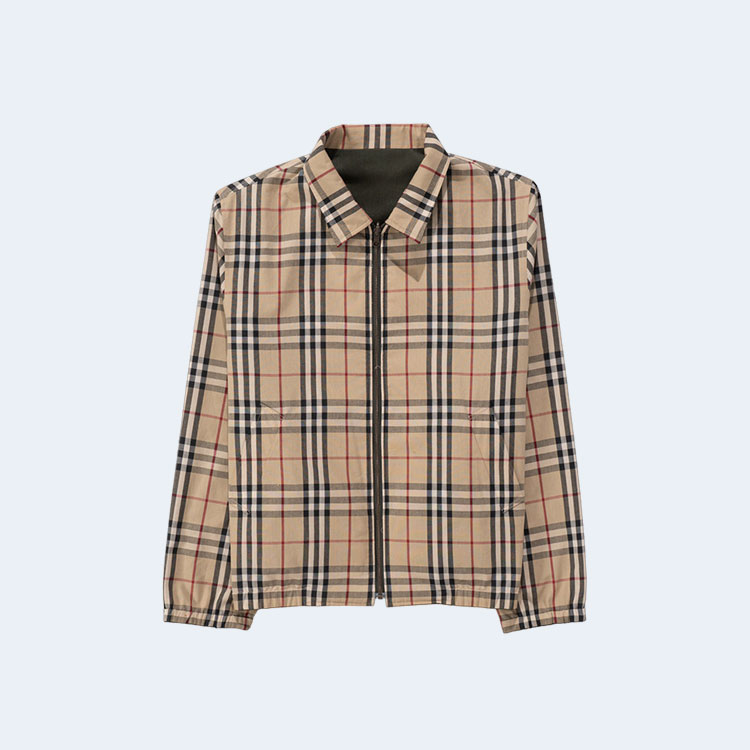 버버리 리버시블 폴리에스터 자켓