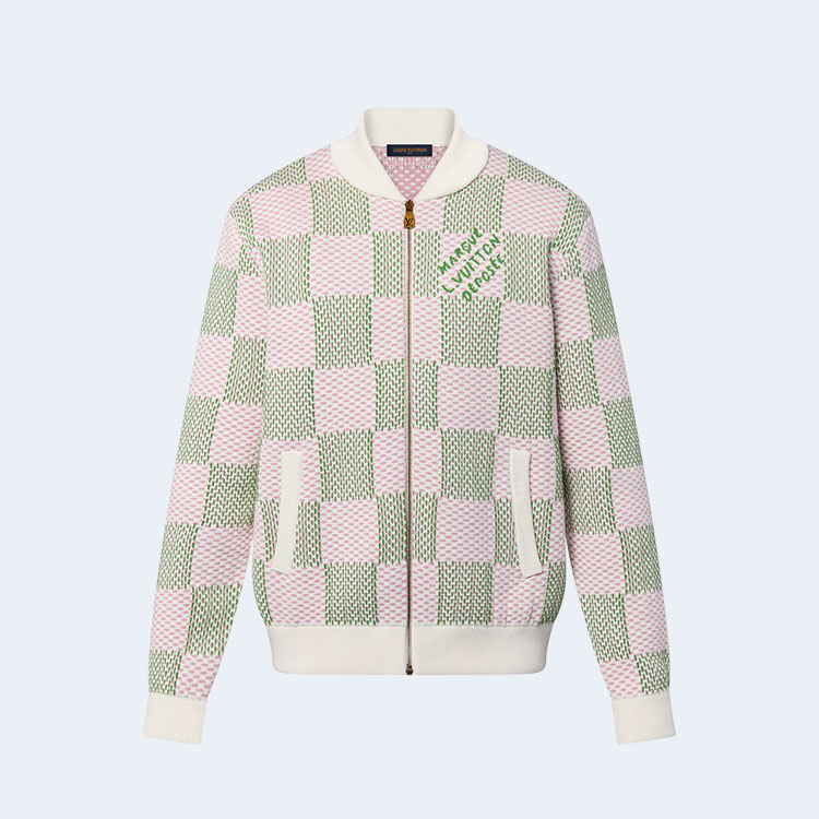 루이비통 다미에 자카드 코튼 블루종 1AFPZ5