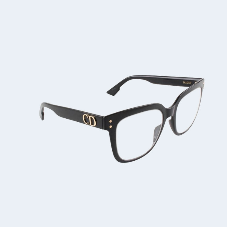 디올 Black Square Glasses