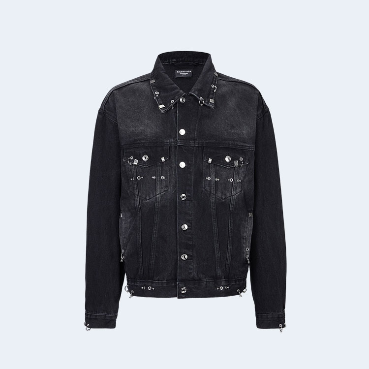 발렌시아가 클립 데님 자켓