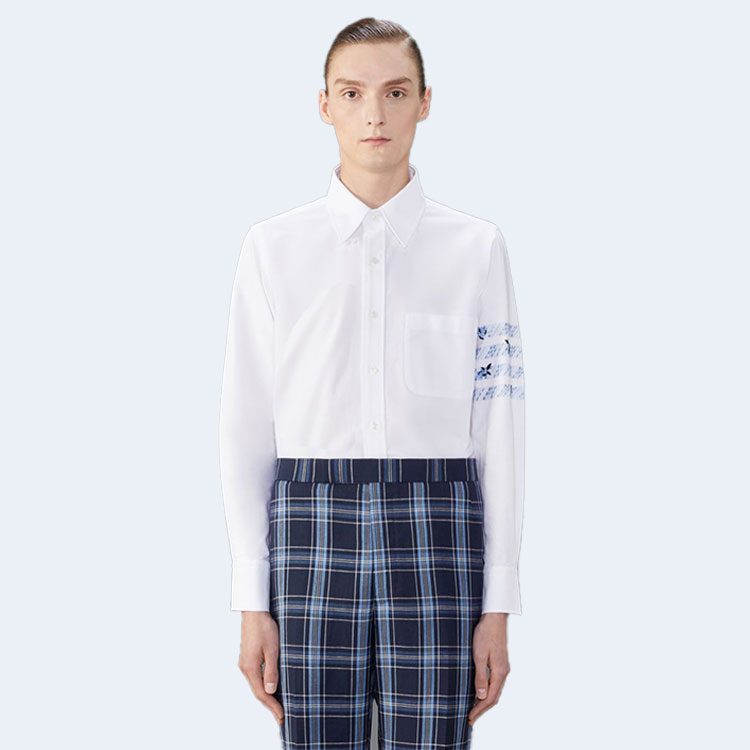 톰브라운 옥스포드 로즈 4-바 셔츠