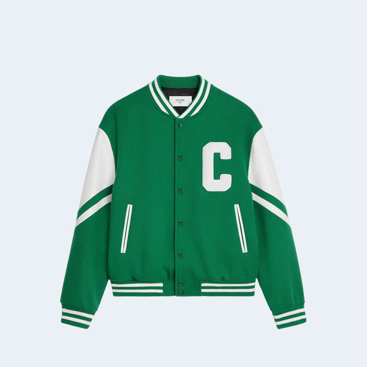 셀린느 텍스처드 울 잭슨 테디 자켓