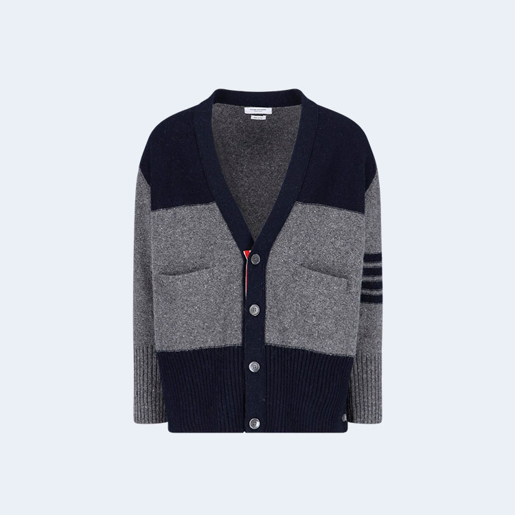 톰브라운 4바 그레이 가디건