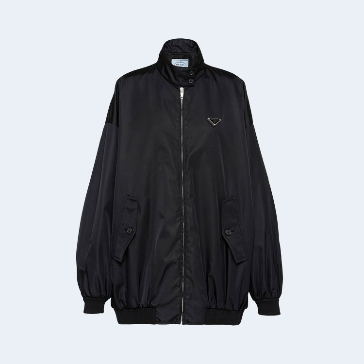 프라다 로고 보머 자켓