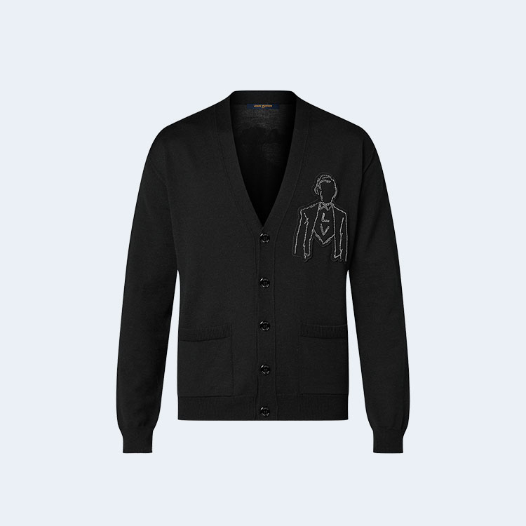 루이비통 자수 울 가디건 1AFAOM
