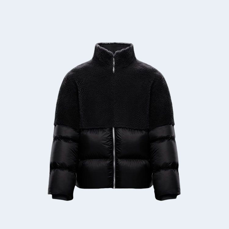 몽클레어 X 릭 오웬스 코요테 블랙 퀄팅 쉘 자켓