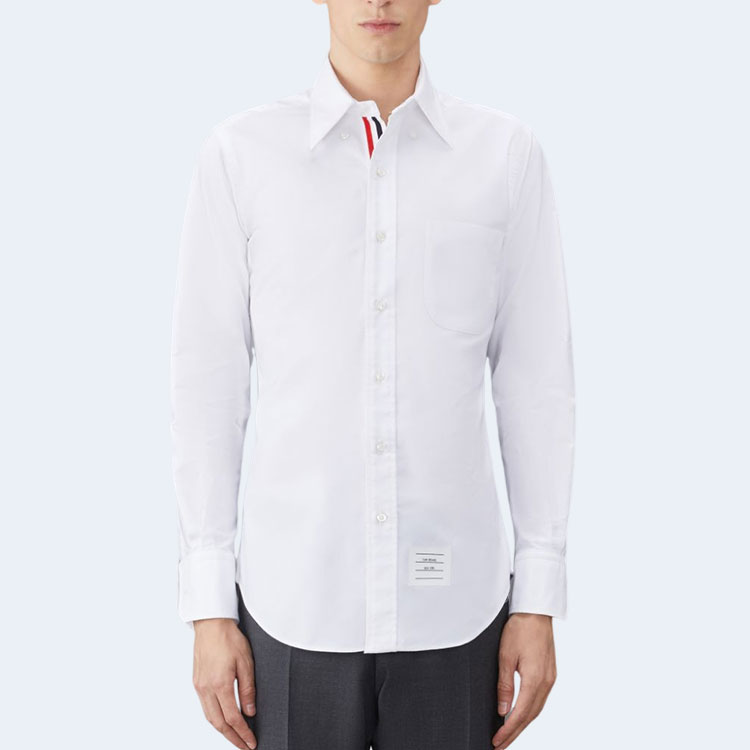 톰브라운 그로그랭 플래킷 옥스포드 셔츠