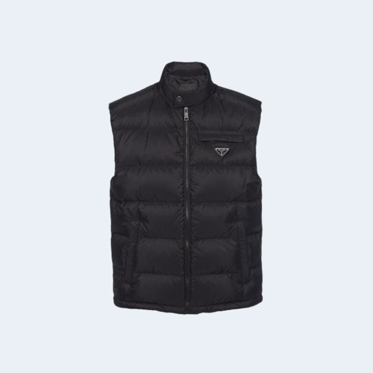 프라다 리나일론 슬리브스 푸퍼 자켓