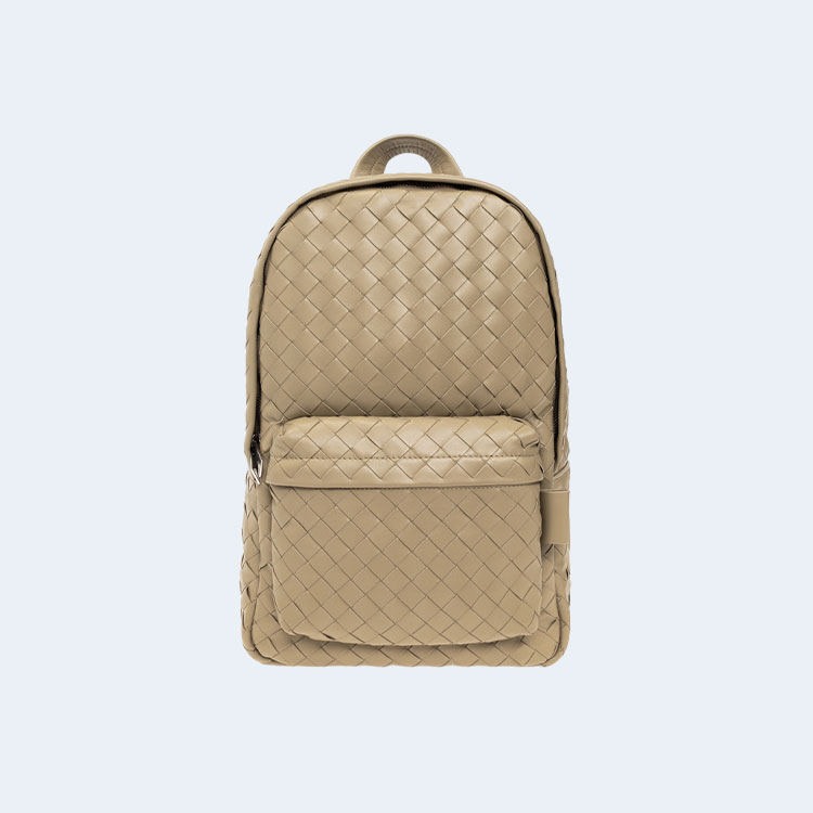 보테가 베네타 인트레치아토 백팩 베이지