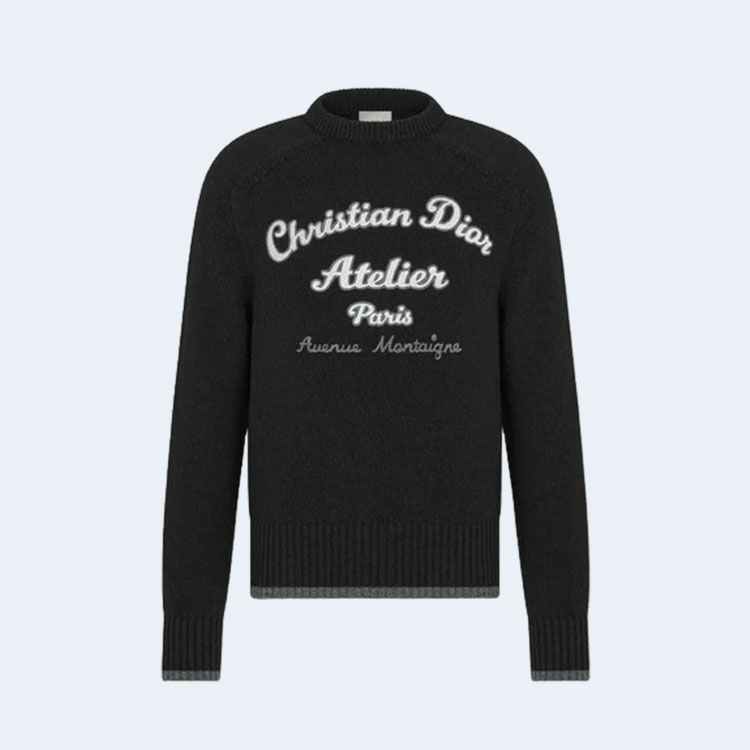 디올 아뜰리에 스웨터 블랙