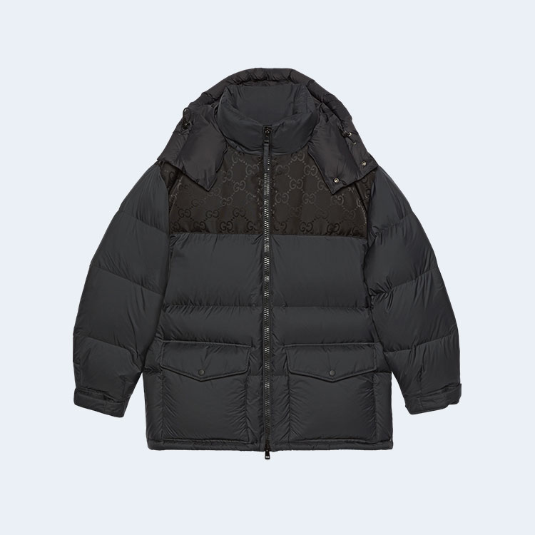 구찌 인서트 나일론 다운 자켓