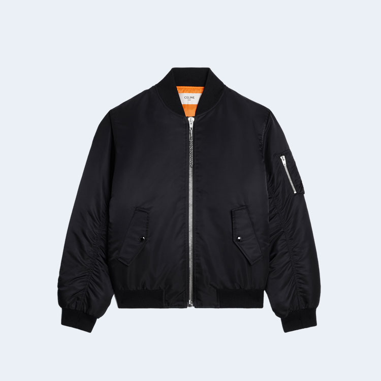 셀린느 백 로고 봄버 자켓