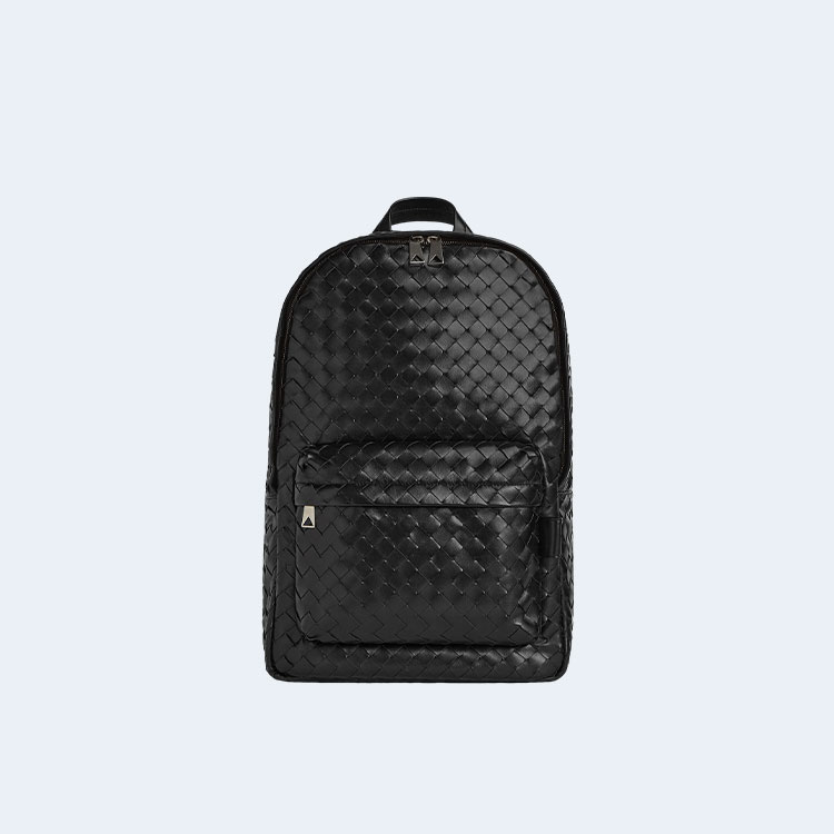 보테가 베네타 인트레치아토 백팩 블랙