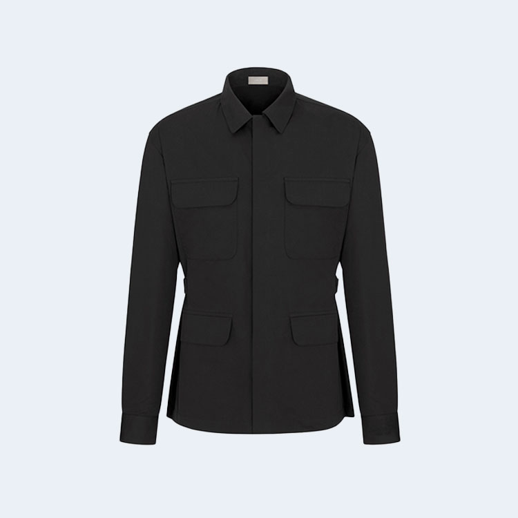 디올 꾸띄르 자수 백 벨트 셔츠