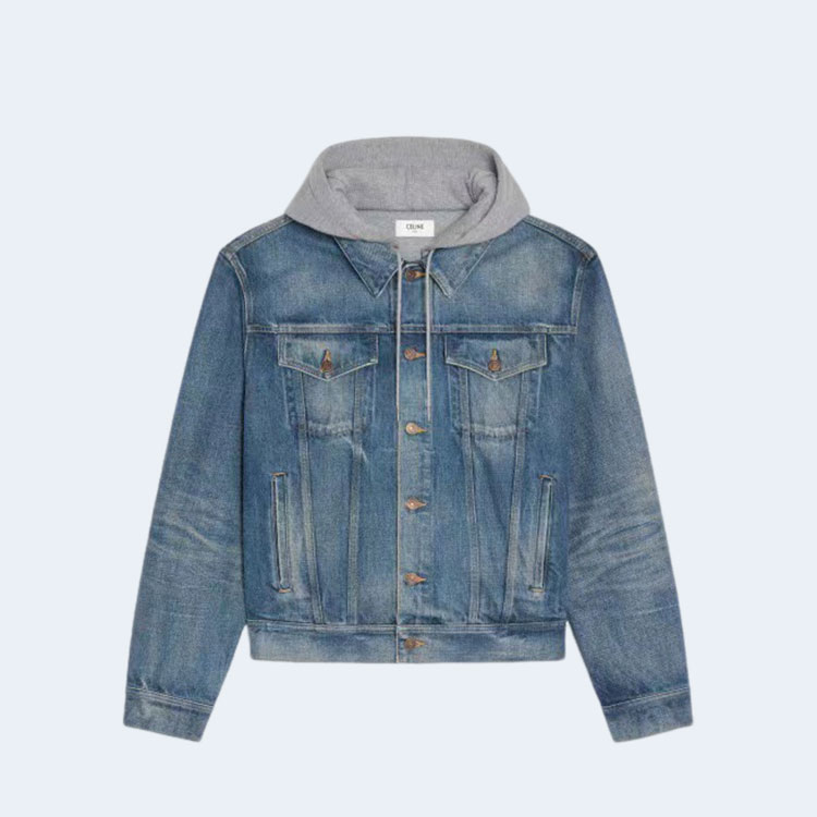 셀린느 유니언 워시 데님 트러커 자켓