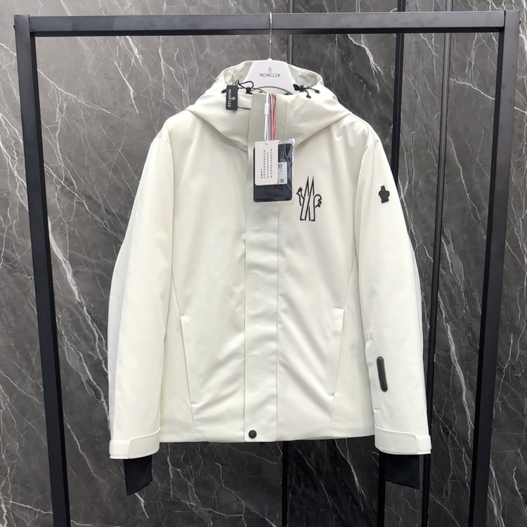 몽클레어 그레노블 패딩 화이트