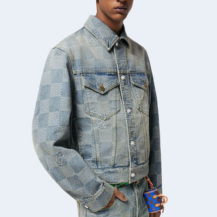 루이비통 다미에 모티프 클래식 데님 재킷 1AFHUG