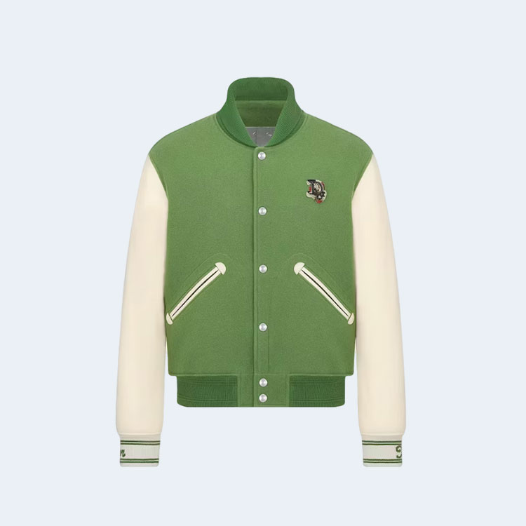 디올 x 데님 티어스 자켓 그린