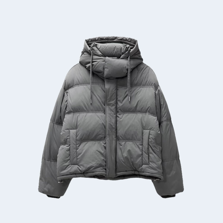 아미 파리스 다운 패딩 자켓 그레이