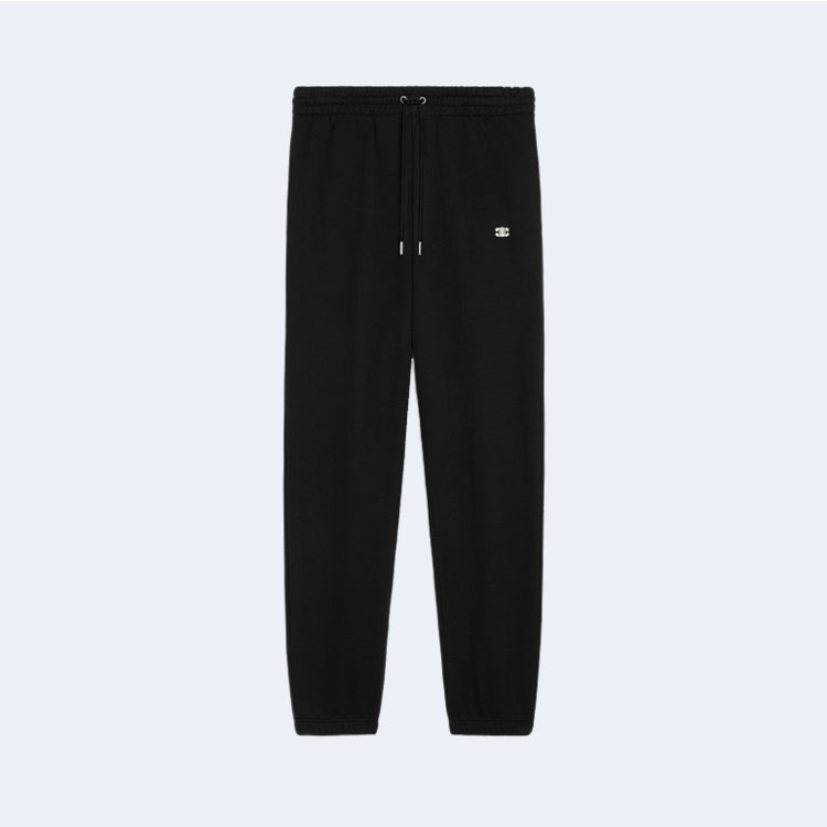 셀린느 미니 트리옹프 트랙 팬츠 블랙