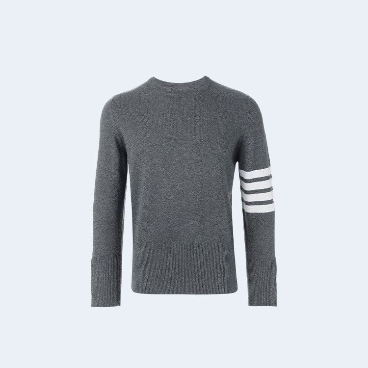 톰브라운 4바 캐시미어 니트 그레이