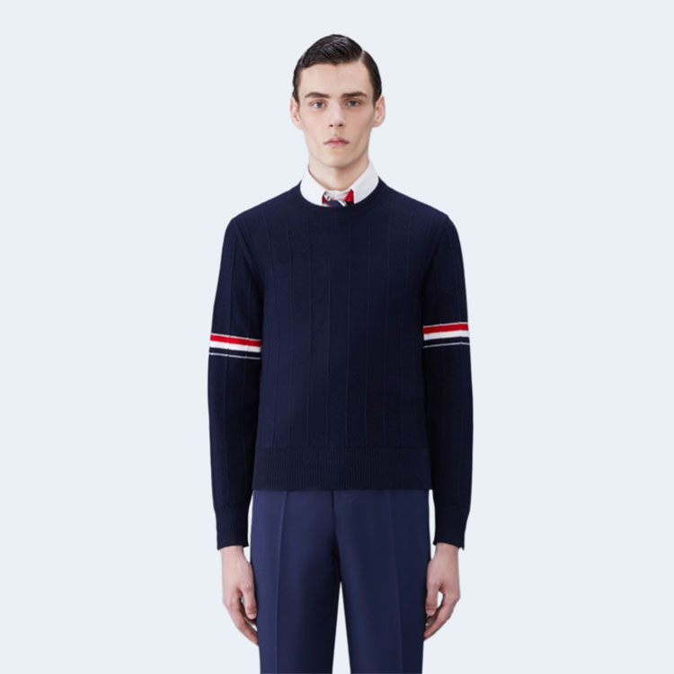 톰브라운 울 릴랙스 풀오버