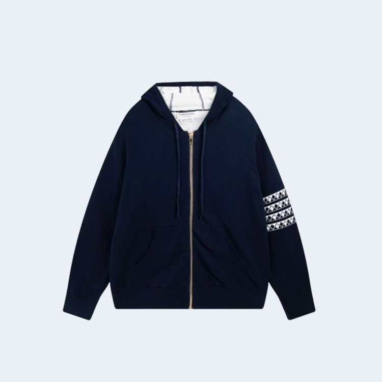 톰브라운 헥터 스웨터 후드 집업