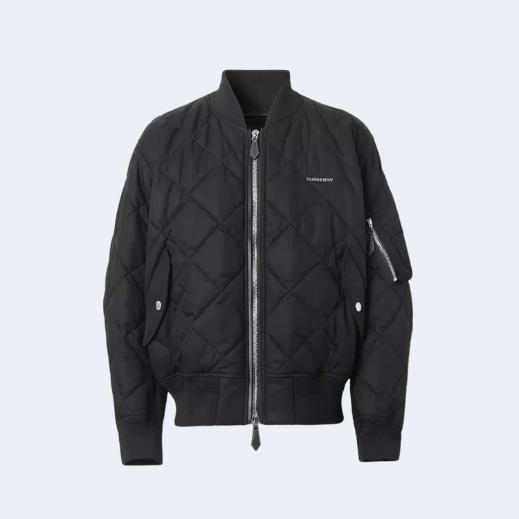 버버리 다이아몬드 퀄티드 코튼 개버딘 자켓