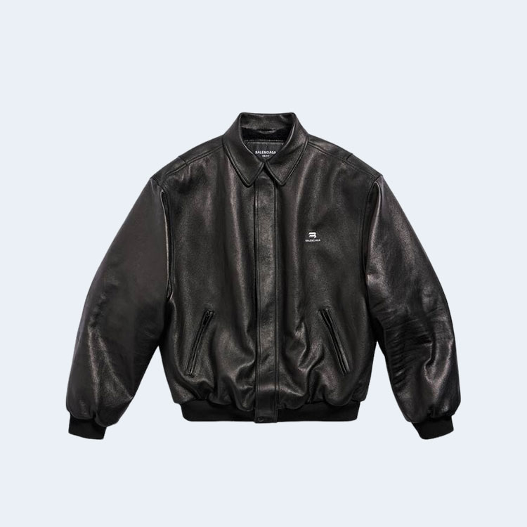 발렌시아가 스포티 B 시어링 자켓 블랙