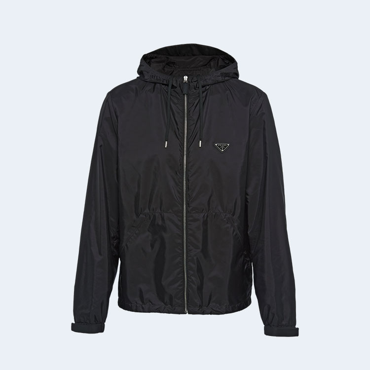 프라다 리나일론 자켓 블랙