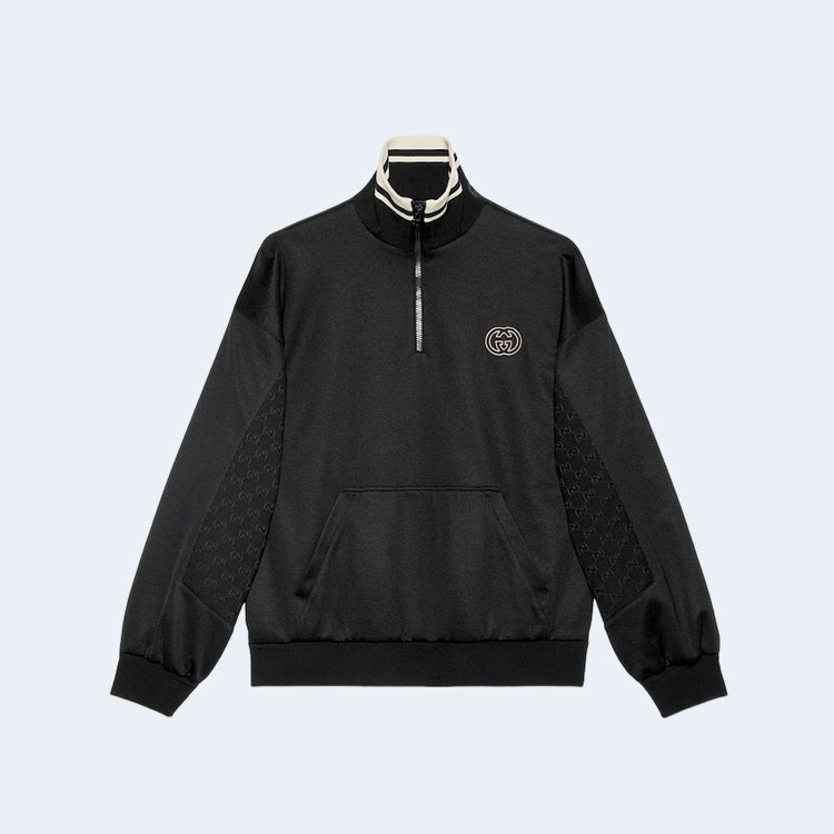 구찌 테크니컬 저지 하프 지퍼 자켓