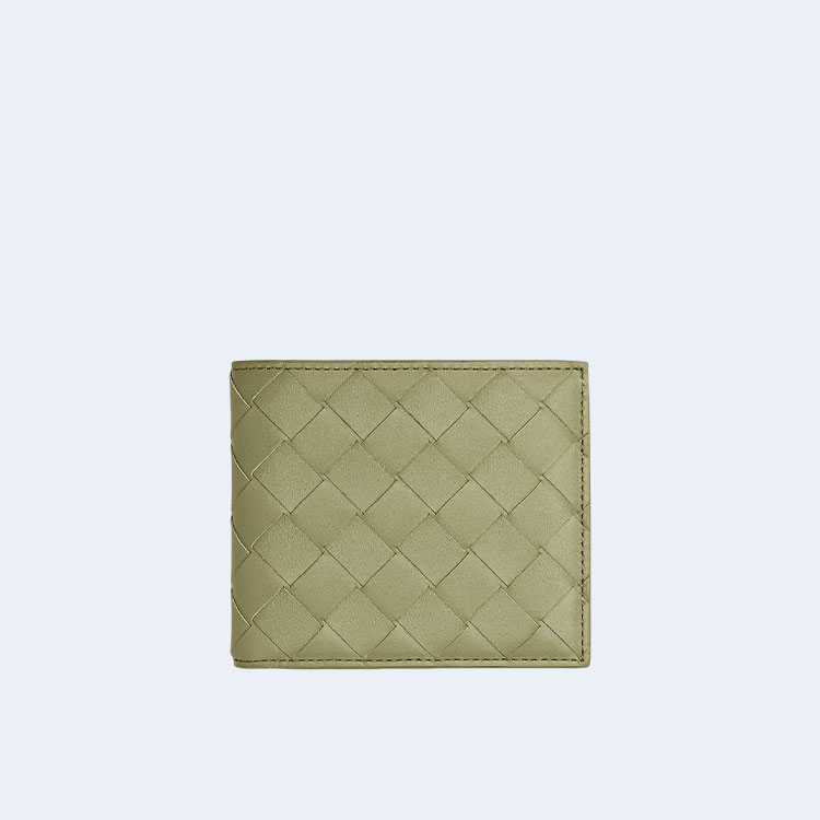 보테가 베네타 인트레치아토 반지갑 베이지