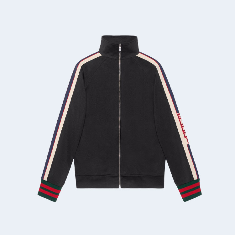 구찌 테크니컬 저지 자켓 블랙