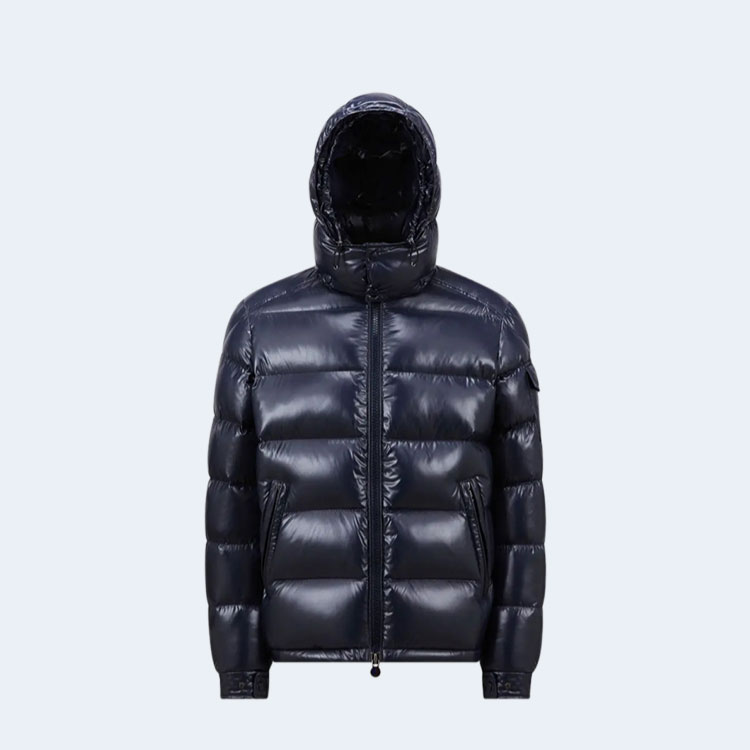 몽클레어 마야 쇼트 다운 재킷 블루