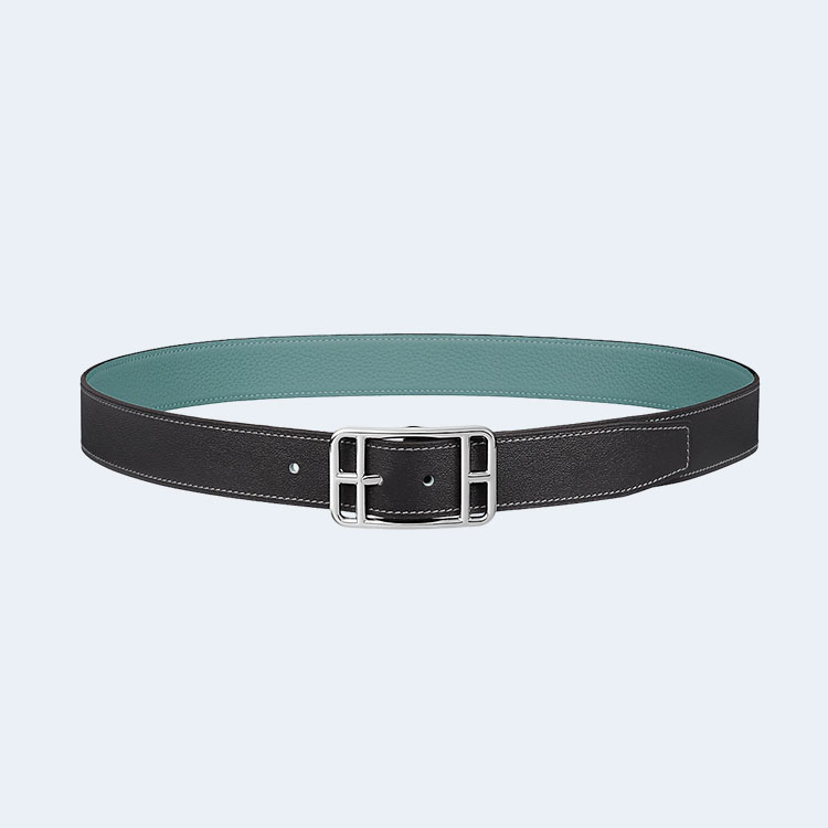 에르메스 카페 코드 32 리버서블 블루 32mm