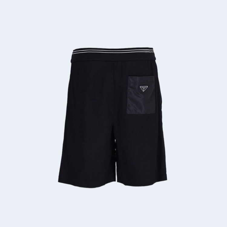 프라다 백 포켓 코튼 쇼츠