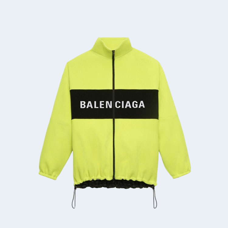 발렌시아가 오버사이즈 울 지퍼 프론트 자켓