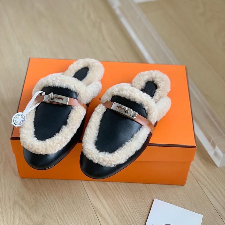 에르메스 오즈 뮬 블랙 (소가죽)