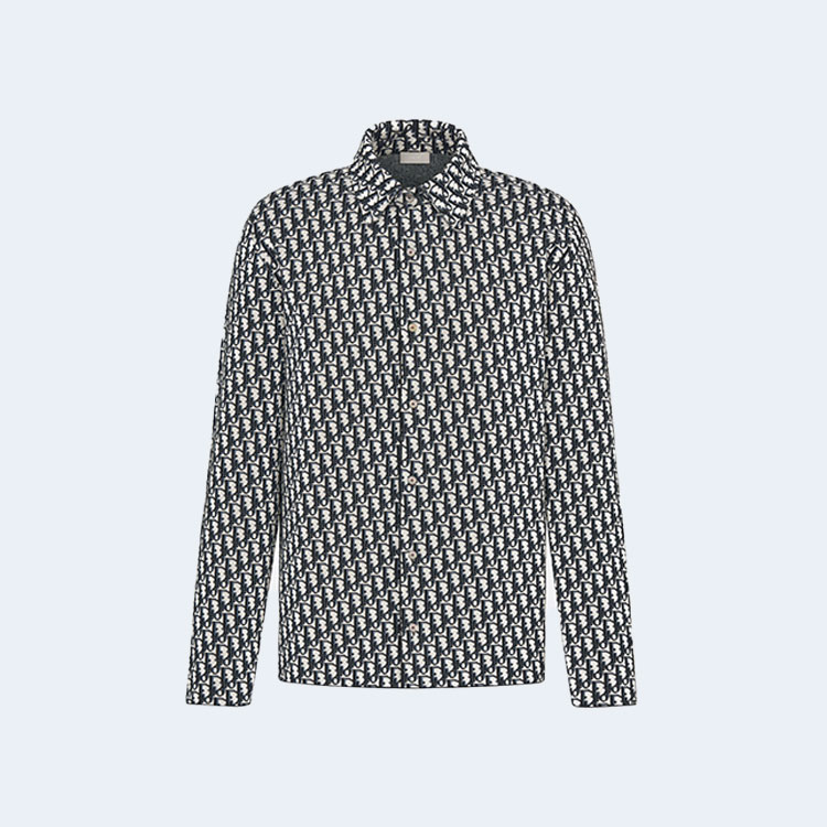 디올 오블리크 코튼 자카드 오버셔츠