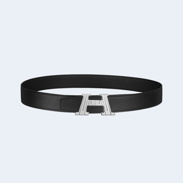 에르메스 H 토고 벨트 블랙 은장 32mm
