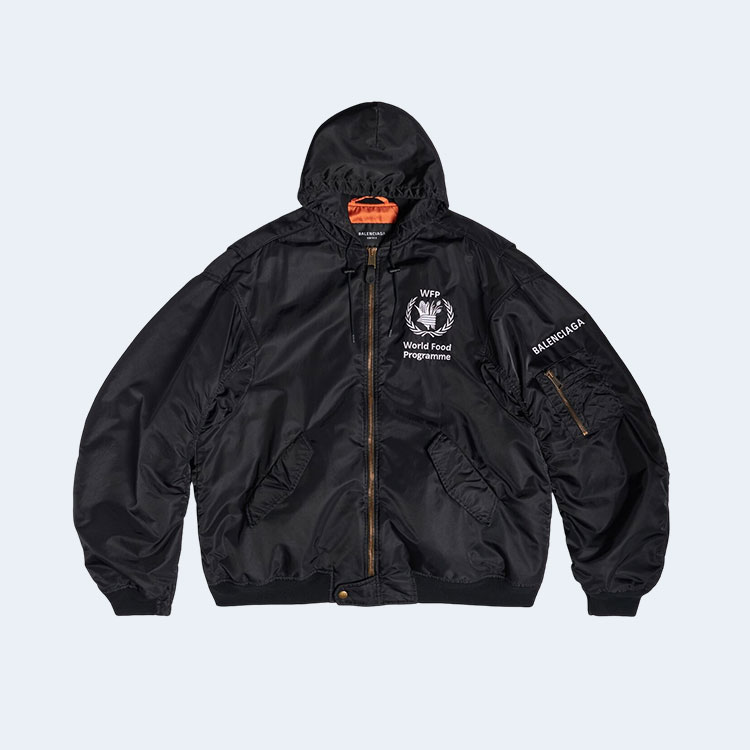 발렌시아가 WFP 라이트 후디드 자켓