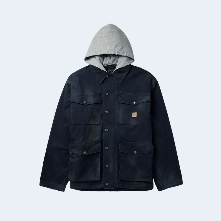 발렌시아가 오버사이즈 가바딘 더블 파카