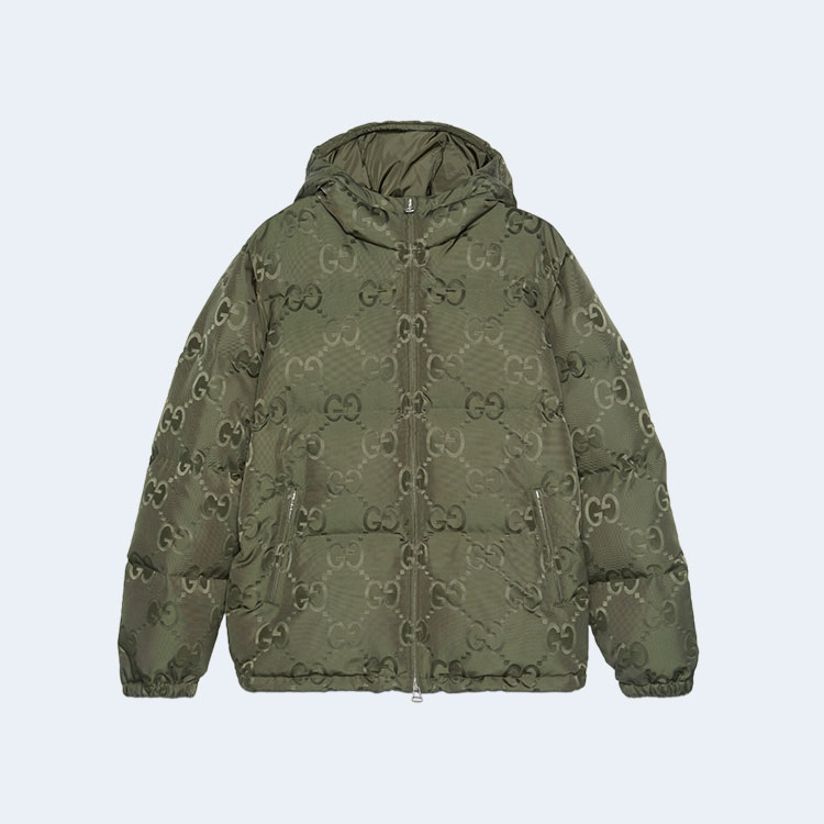 구찌 점보 GG 캔버스 다운 재킷